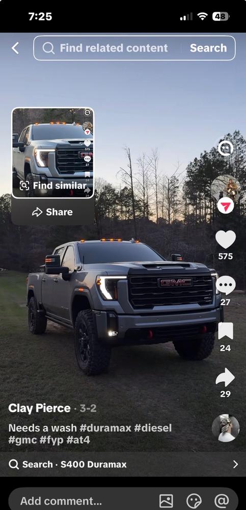 S-Series Cab Lights | 2020-2026 Chevy Silverado & GMC Sierra 2500/3500 - Customer Photo From Diane Wright
