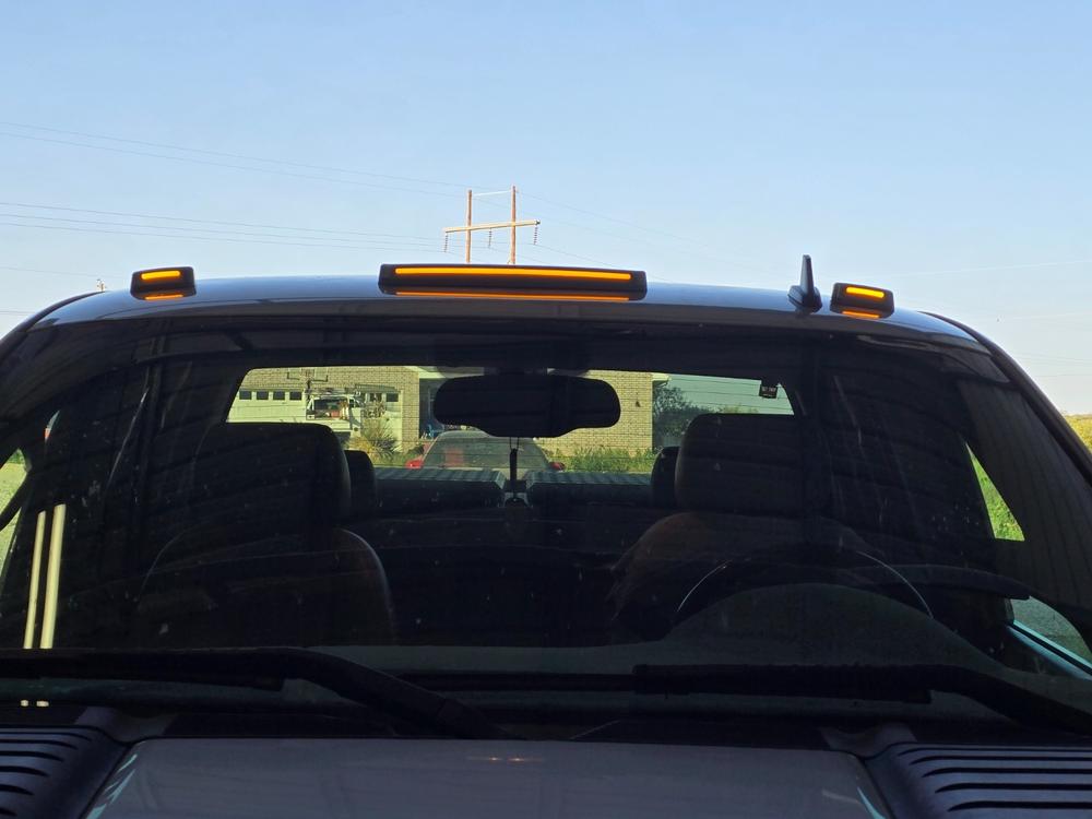S-Series Cab Lights | 2007.5-2014 Chevy Silverado & GMC Sierra 2500/3500 - Customer Photo From Ron Easterling