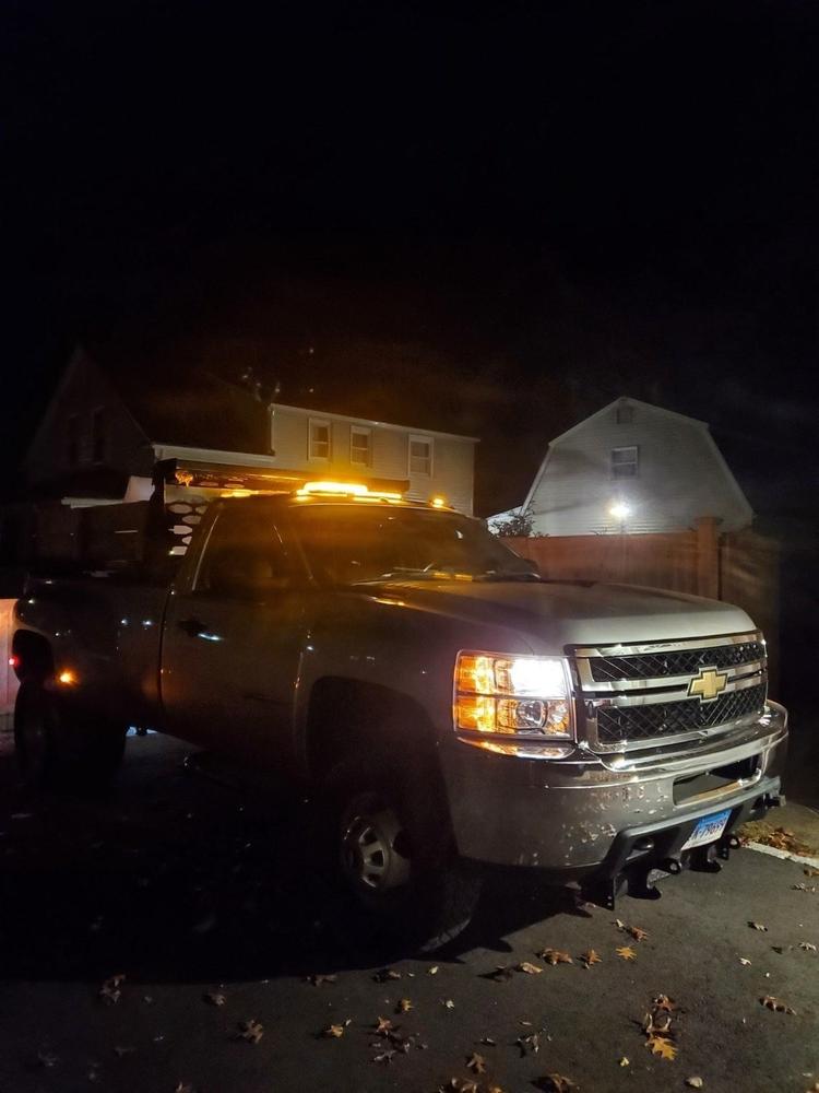 S-Series Cab Lights | 2007.5-2014 Chevy Silverado & GMC Sierra 2500/3500 - Customer Photo From Eric Derlega