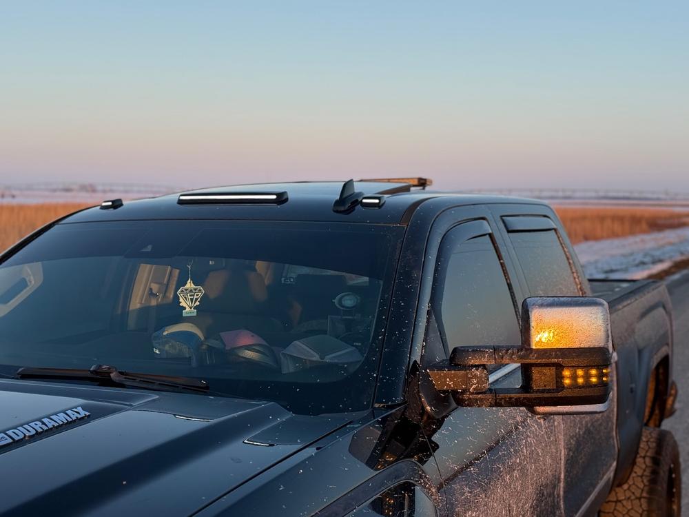 S-Series Cab Lights | 2015-2019 Chevy Silverado & GMC Sierra 2500/3500 - Customer Photo From John Balster