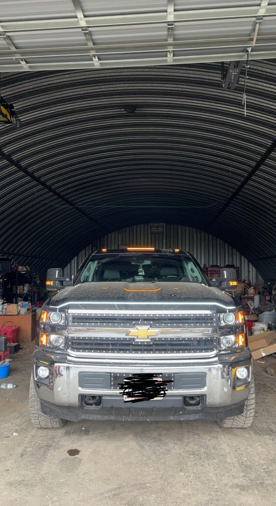 S-Series Cab Lights | 2015-2019 Chevy Silverado & GMC Sierra 2500/3500 - Customer Photo From Carson Kostenko