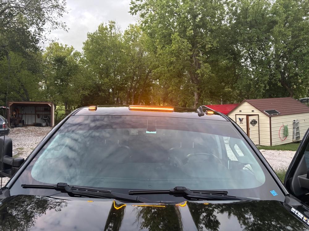 S-Series Cab Lights | 2015-2019 Chevy Silverado & GMC Sierra 2500/3500 - Customer Photo From Terry Burgoon