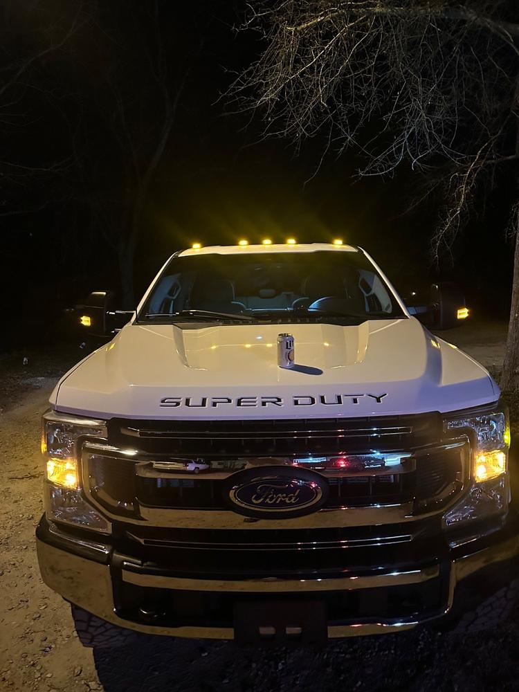 S-Series Cab Lights | 2017-2022 Ford F250 / F350 Superduty - Customer Photo From Trent Gardner