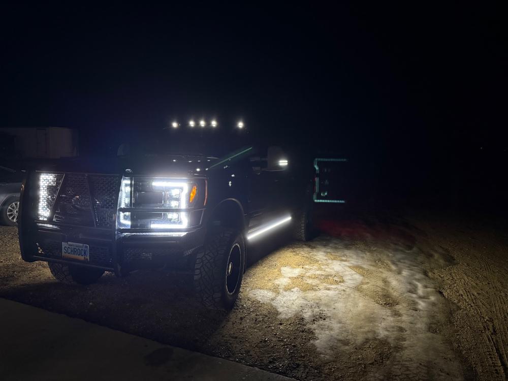 S-Series Cab Lights | 2017-2022 Ford F250 / F350 Superduty - Customer Photo From John Schrock