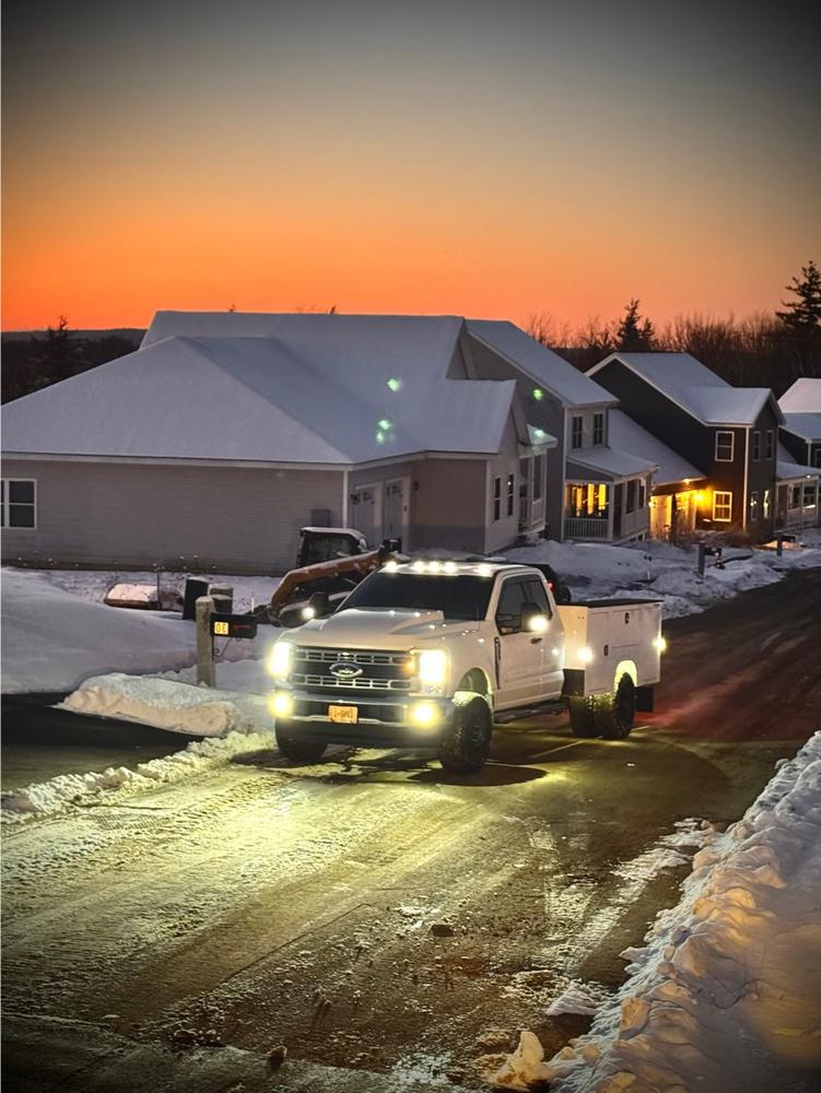 S-Series Cab Lights | 2023-2024 Ford F250 / F350 Superduty - Customer Photo From Matthew garrison