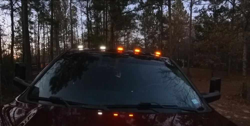 S-Series Cab Lights | 2010-2018 Dodge Ram 2500 / 3500 - Customer Photo From Danny Clack