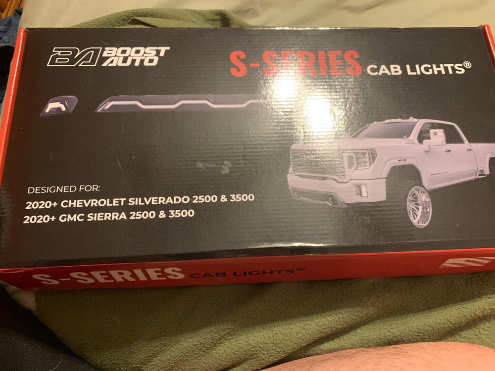 S-Series Cab Lights | 2019-2026 Chevy Silverado & GMC Sierra 1500 Retrofit - Customer Photo From Paul Davis