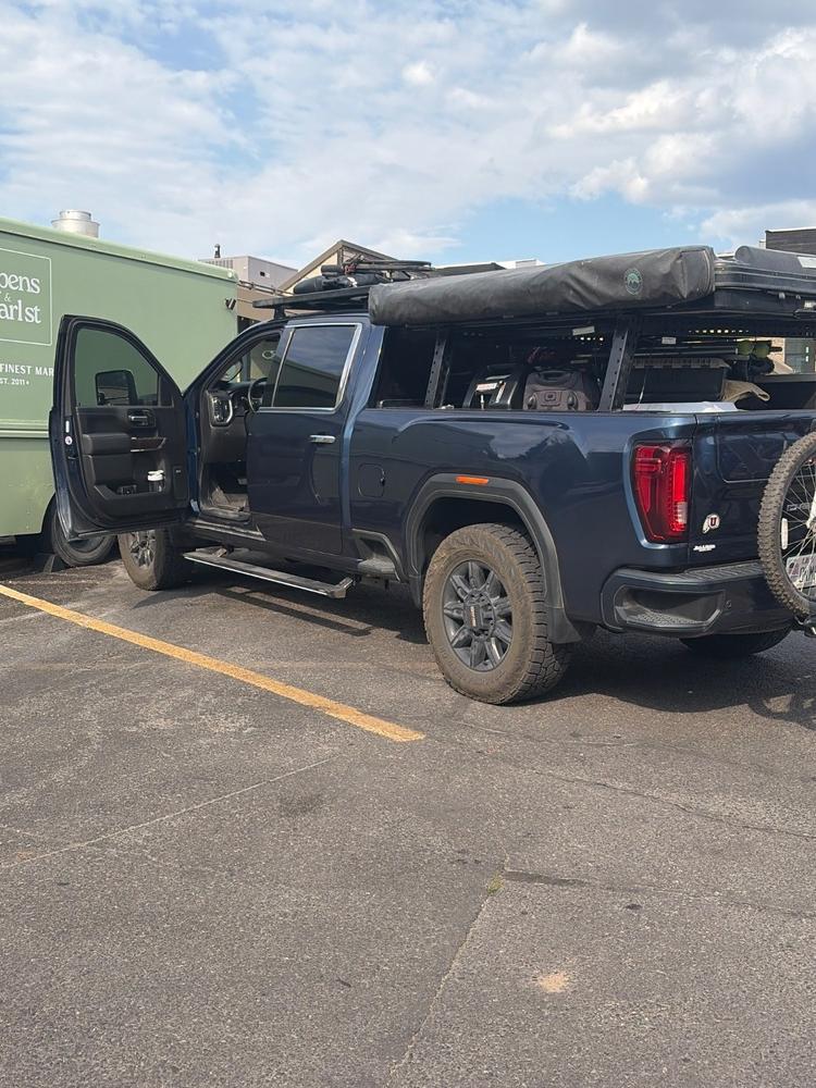 Lumastep M2 Powered Light Up Running Boards | 2020-2026 Chevy Silverado & GMC Sierra 2500/3500 - Customer Photo From Blake Wright