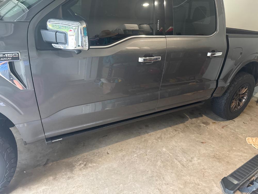 Boost Auto Powered Running Boards | 2021-2026 Ford F150 - Customer Photo From Kevin Bruning