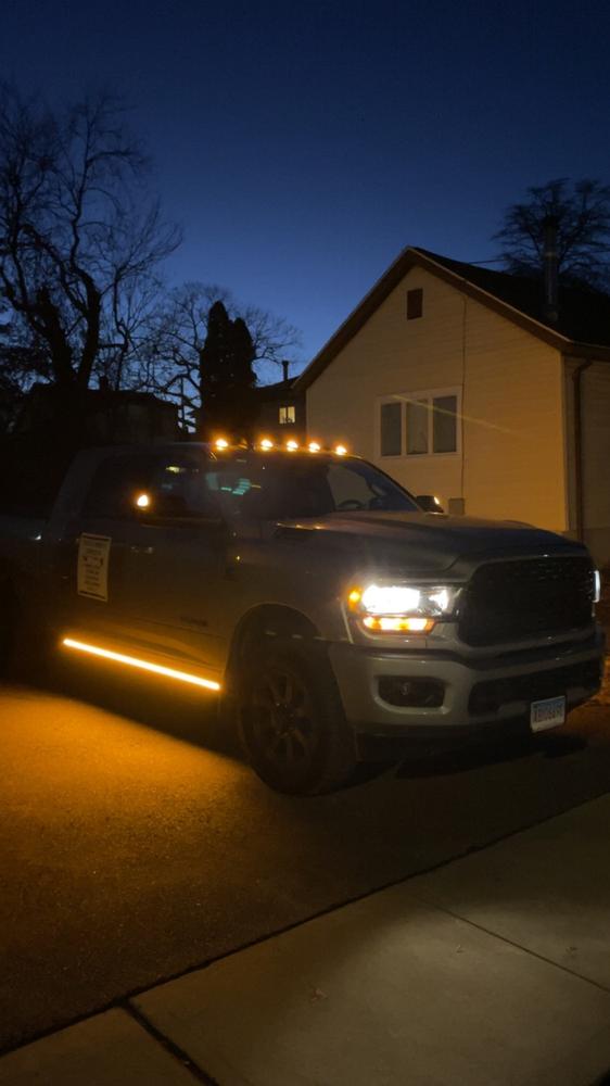 Lumastep M2 Powered Light Up Running Boards | 2019-2025 Dodge Ram 2500/3500 - Customer Photo From George Hartlin