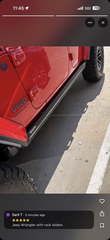 Lumastep M2 Powered Light Up Running Boards | 2018-2026 Jeep Wrangler JLU - Customer Photo From Saril Thankappan