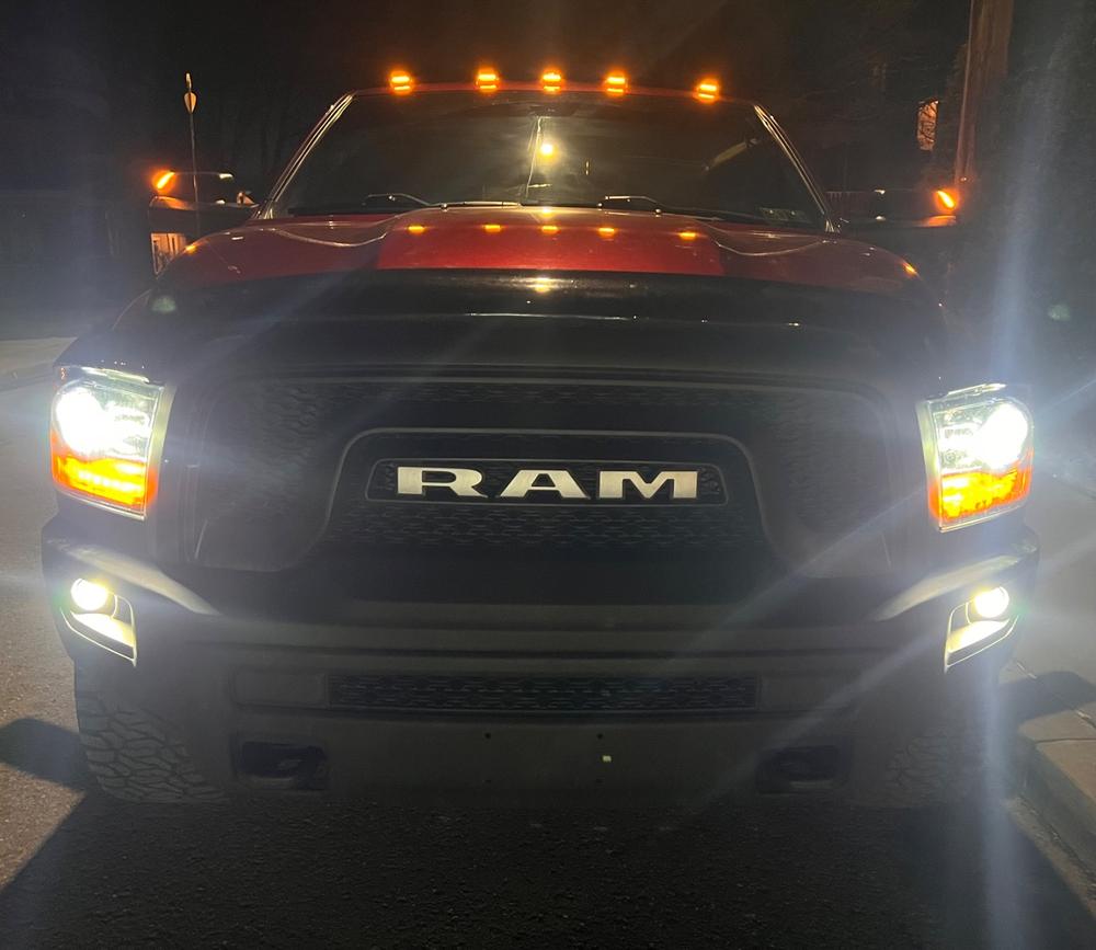 S-Series Cab Lights | 2009-2018 Dodge Ram 1500 Retrofit - Customer Photo From Kenneth Krugh