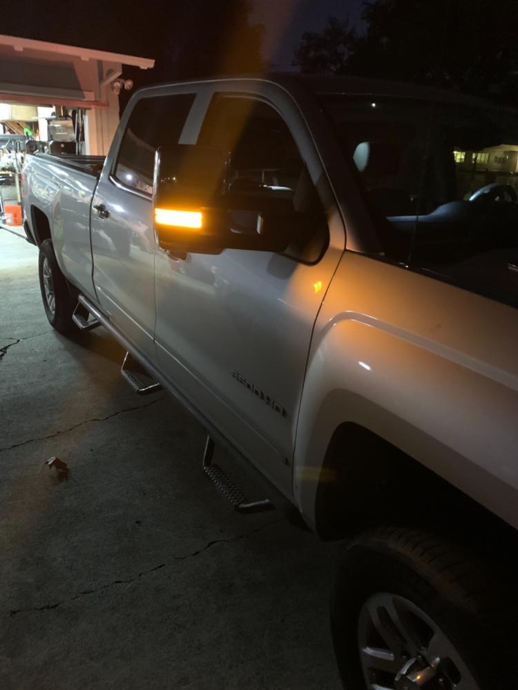 Tow Mirror Replacement Marker Lights - Customer Photo From Phillip Hagerman