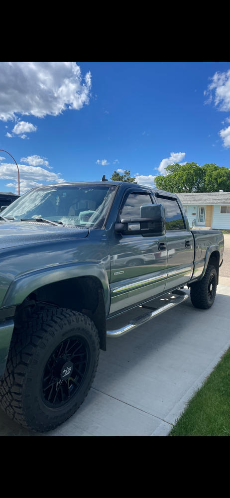 GM Tow Mirror Caps - Silverado & Sierra - Customer Photo From Randy Dickson