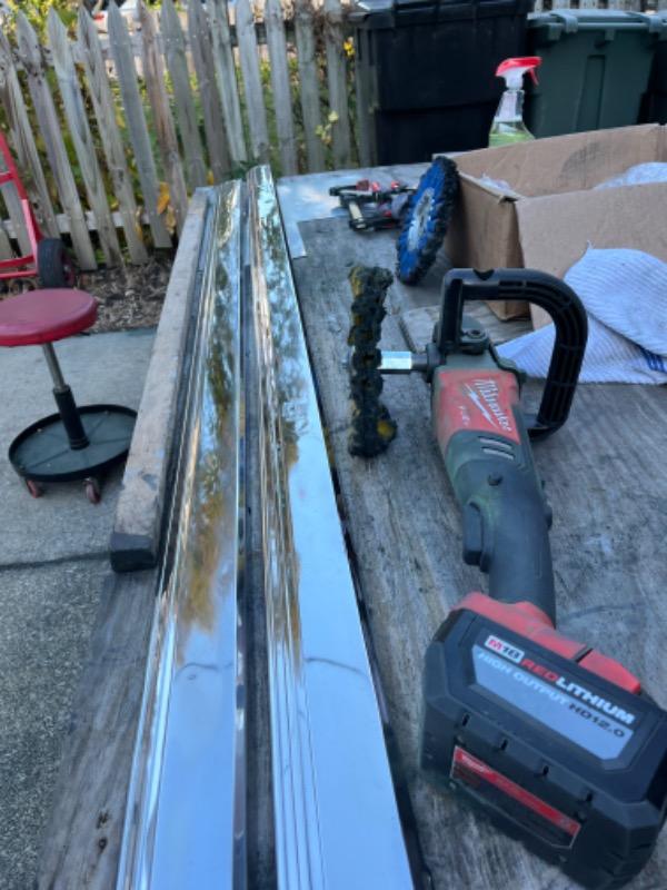 Stainless Steel Buffing and Polishing Kit - 8” Airway Buffs and Compound, 6 Pc - Customer Photo From Robert Bloome