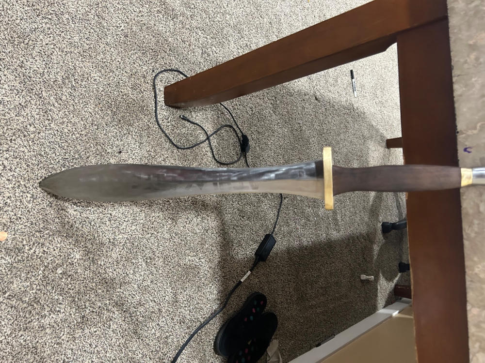 4" x 36" Ceramic Sanding Belt - Customer Photo From Noah LeBlanc