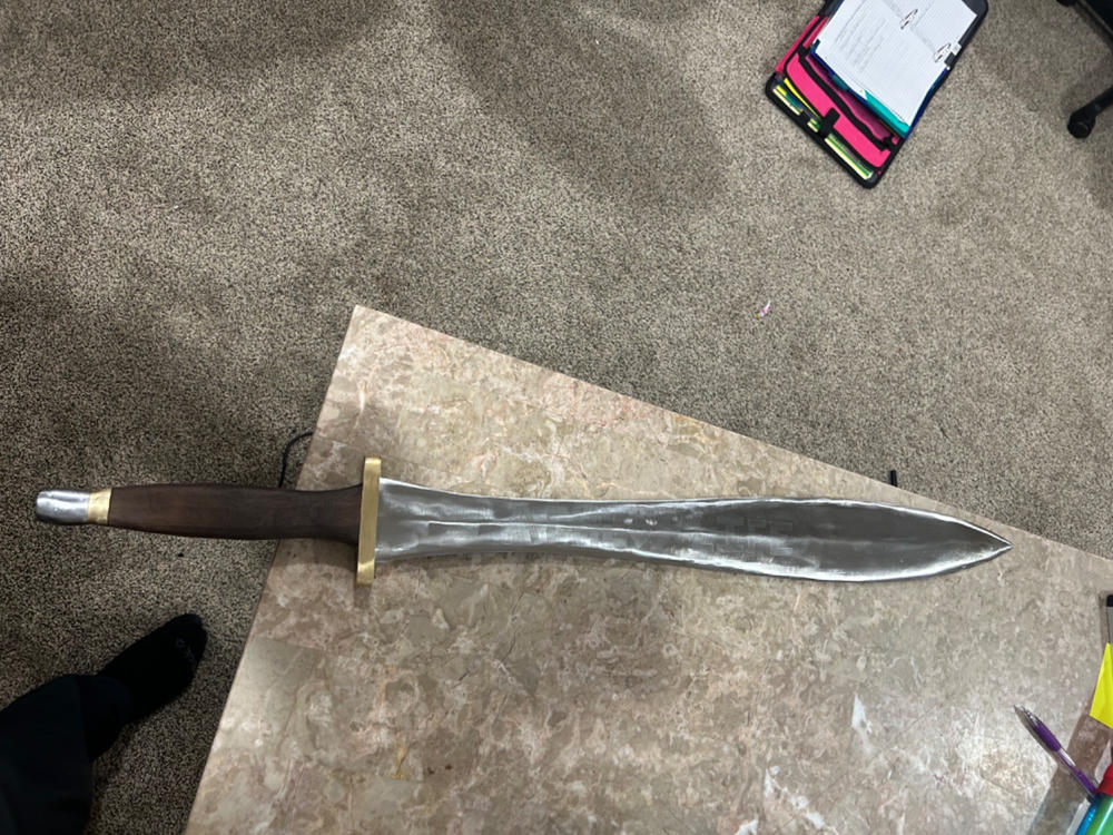 4" x 36" Ceramic Sanding Belt - Customer Photo From Noah LeBlanc