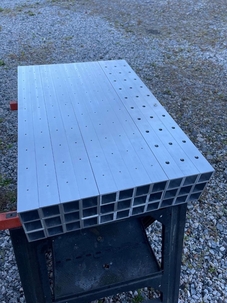 4" x 36" Surface Conditioning Sanding Belt - Customer Photo From Neil Haggard