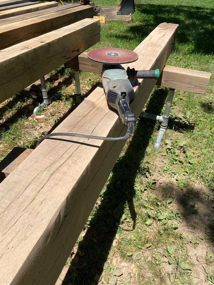 9" x 7/8" A/O Resin Fiber Sanding Disc - 25 Pack - Customer Photo From Timothy Loughran