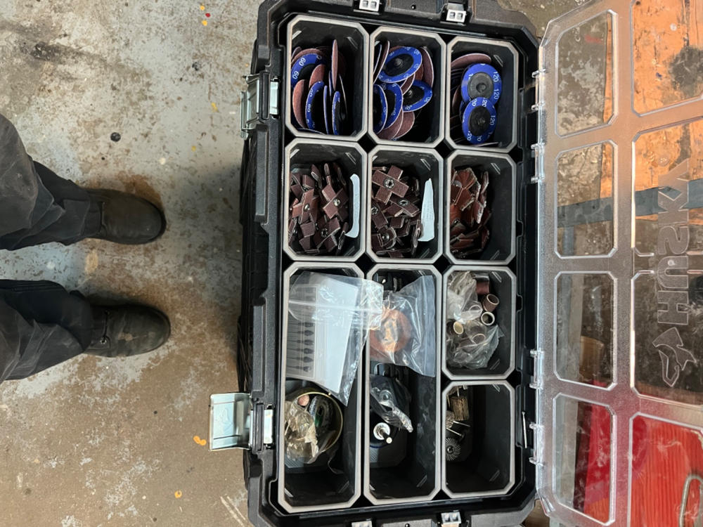 2" Roll On Disc Pad Holder - 1/4" Shank - Customer Photo From Caroline Jacobson