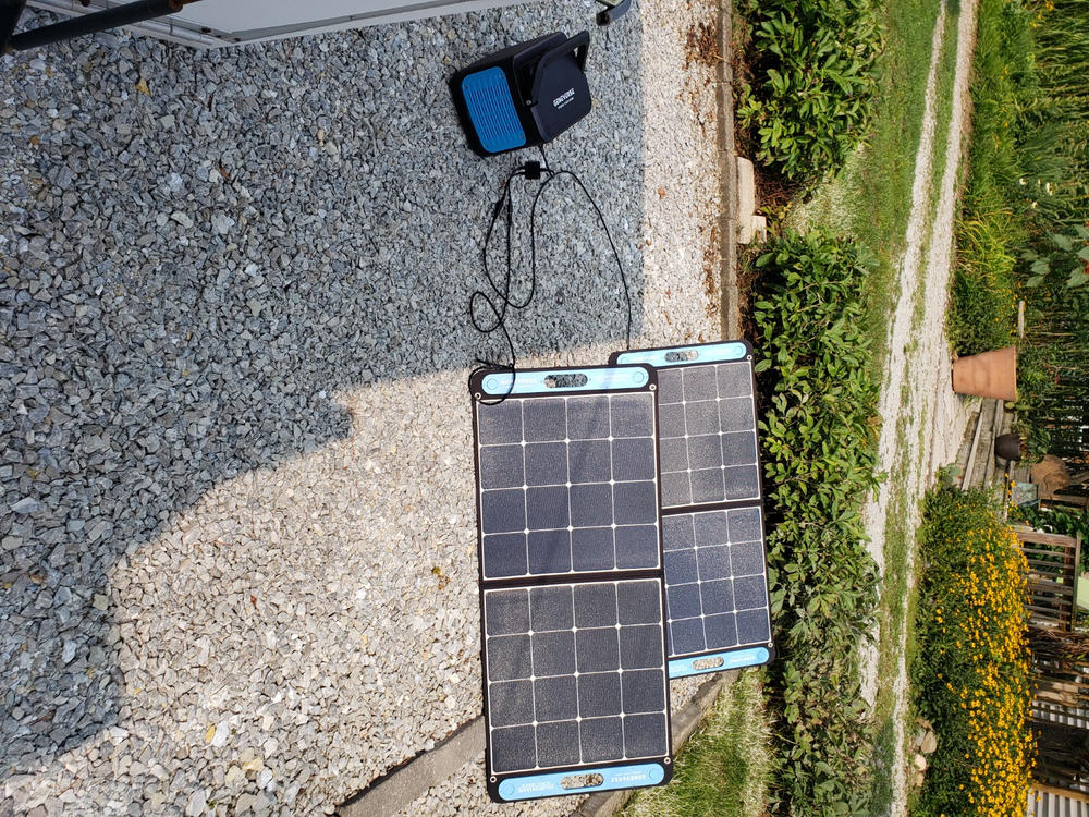 HomePower ONE 1002Wh Lithium-Ion Solar Generators (Backup Battery + Solar Panels) - Customer Photo From Keith Schupp