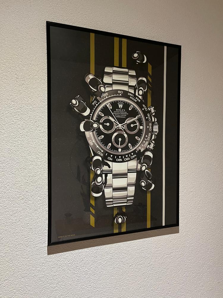Dayto (Black) Art Print – Wind It On The Move