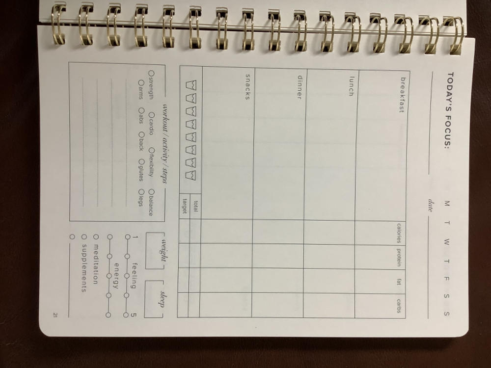 Food and Wellness Journal - Customer Photo From Anonymous