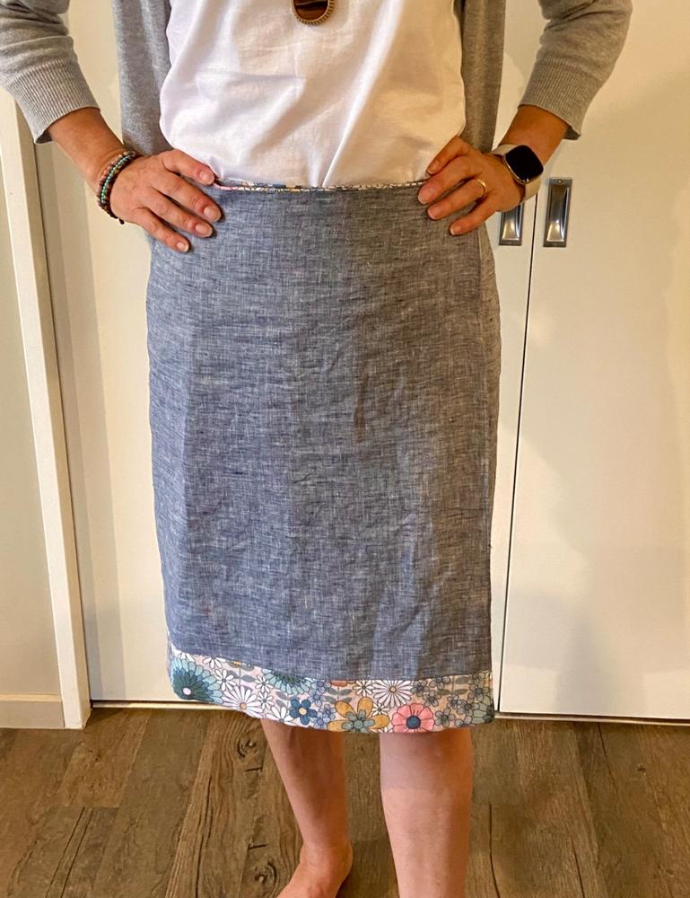 Rookie Wrap Skirt - Customer Photo From Julie C.