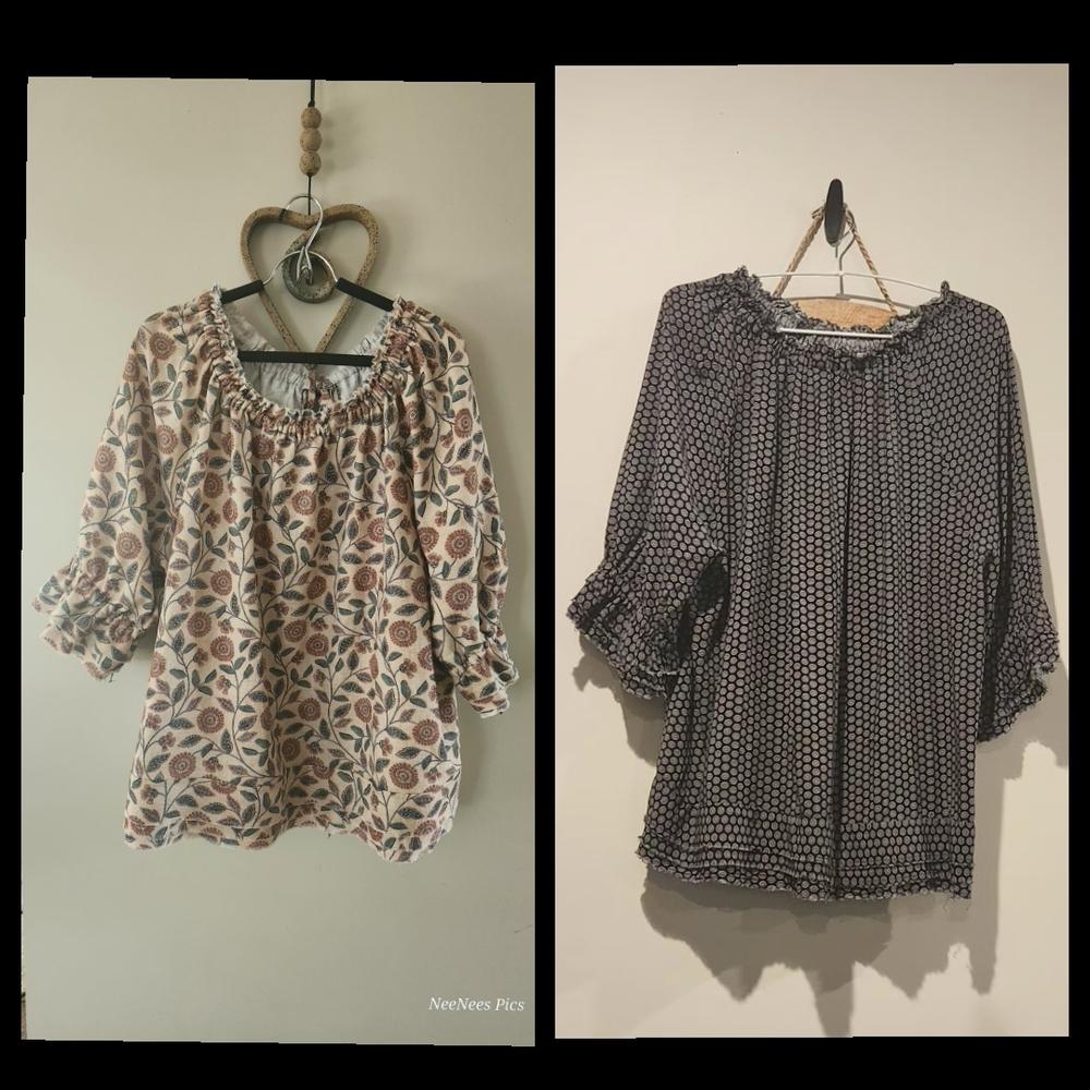 Raw Edge Shirt  (& dress hack) - Customer Photo From Janene Amstalden