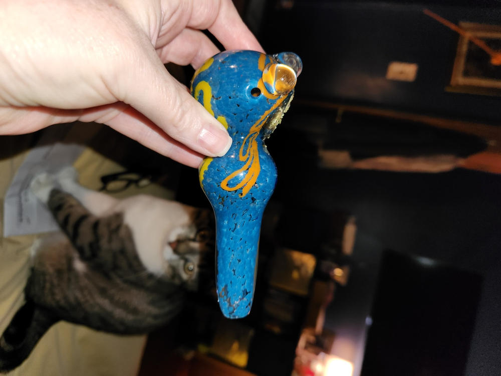 5.5 inch Hand Blown Glass Pipe (P29) - Customer Photo From Lee Slay