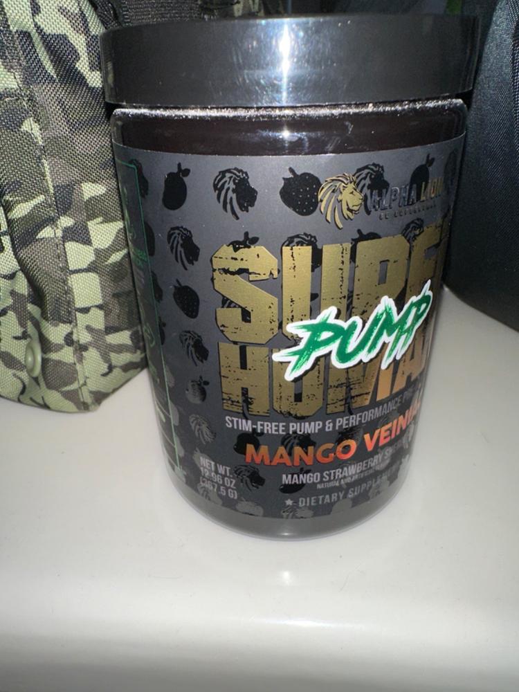 SUPERHUMAN® PUMP - Stim Free Pre Workout - Customer Photo From John Padilla