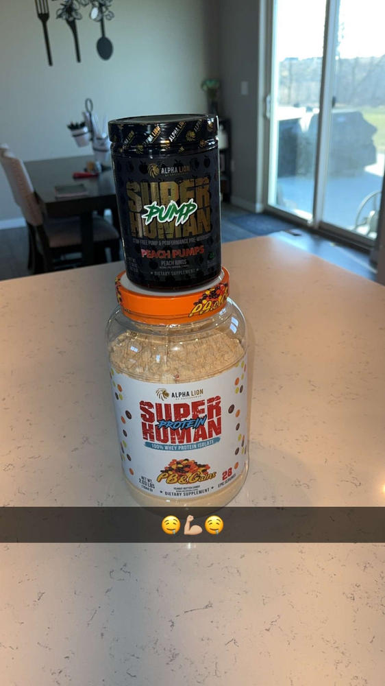 SUPERHUMAN PUMP - Stim Free Pre Workout - Customer Photo From Jesse Cannon