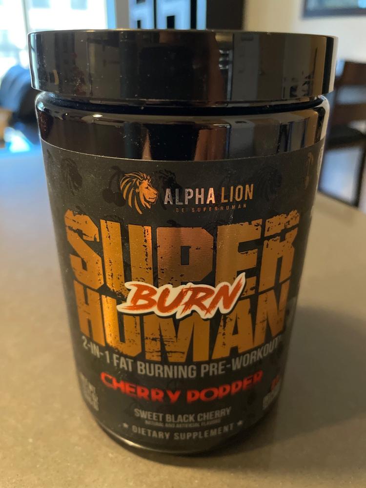 SUPERHUMAN® BURN - 2 in 1 Fat Burning Pre-Workout† - Customer Photo From David Demaske