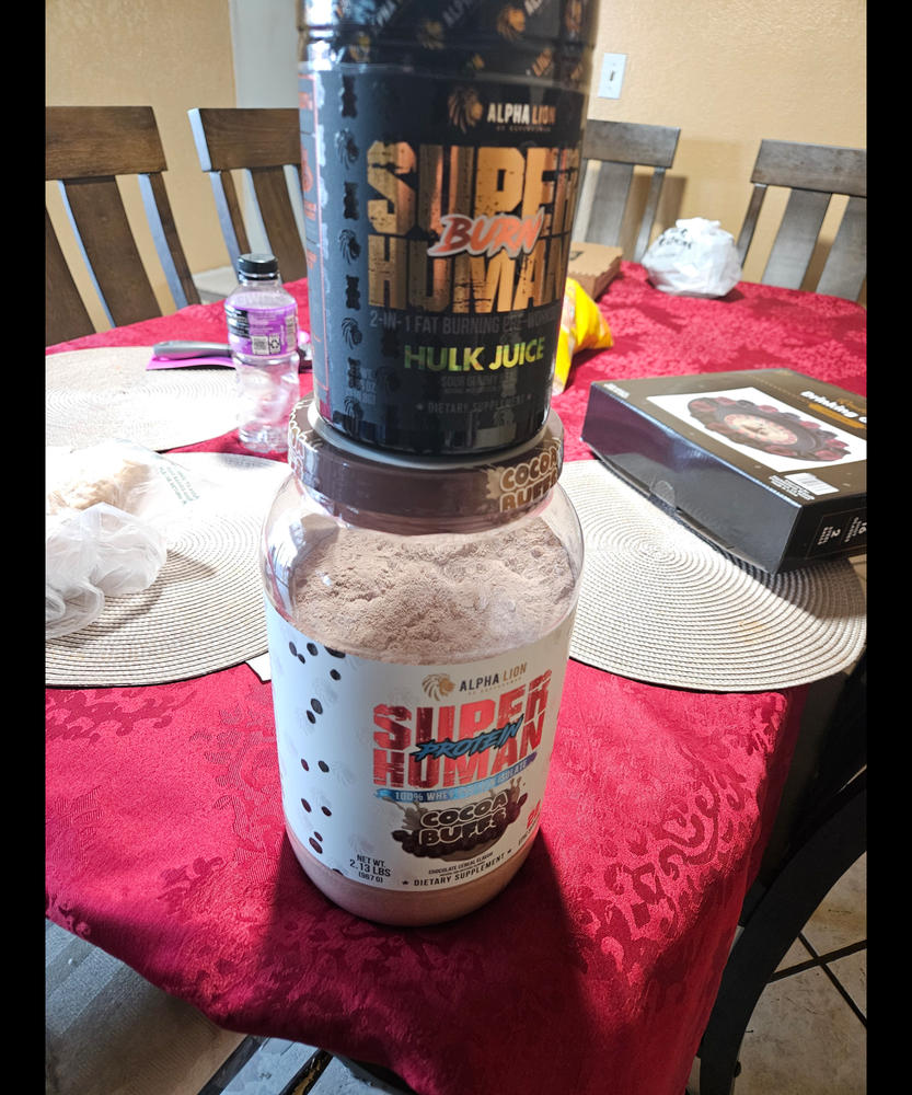 SUPERHUMAN® BURN - 2 in 1 Fat Burning Pre-Workout† - Customer Photo From Angel