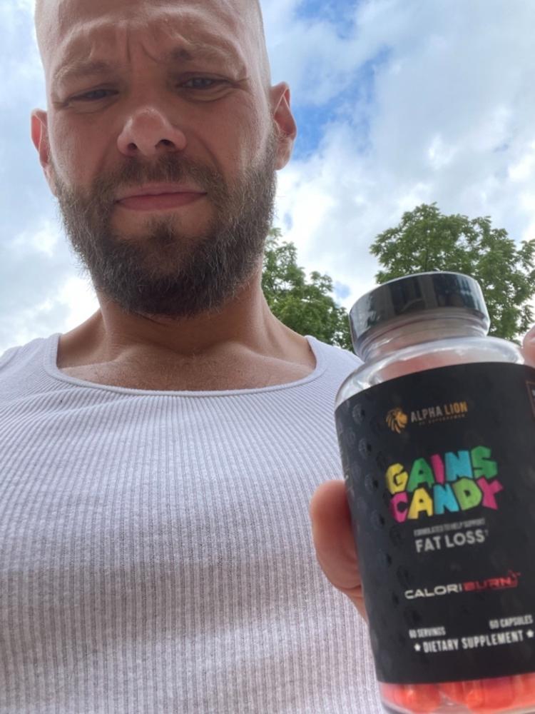 GAINS CANDY™ CALORIBURN®  - Burn More Calories† - Customer Photo From Jason Lewis