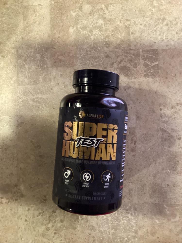 SUPERHUMAN® TEST - Natural Male Hormone Optimization - Customer Photo From Marquis Andrews