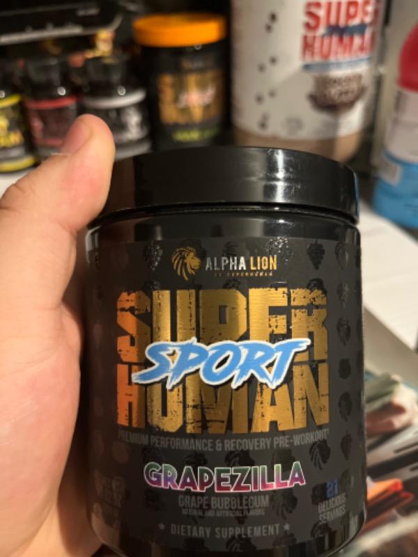 Alpha Lion Superhuman Sport Performance & Recovery Pre- Workout - Sour  Gummy Bear