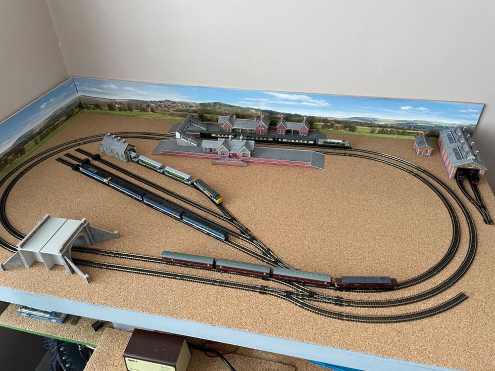 Fine Grain Model Railway Large Cork Roll - 1 Meter wide - 3 mm Thick - Customer Photo From Chris King