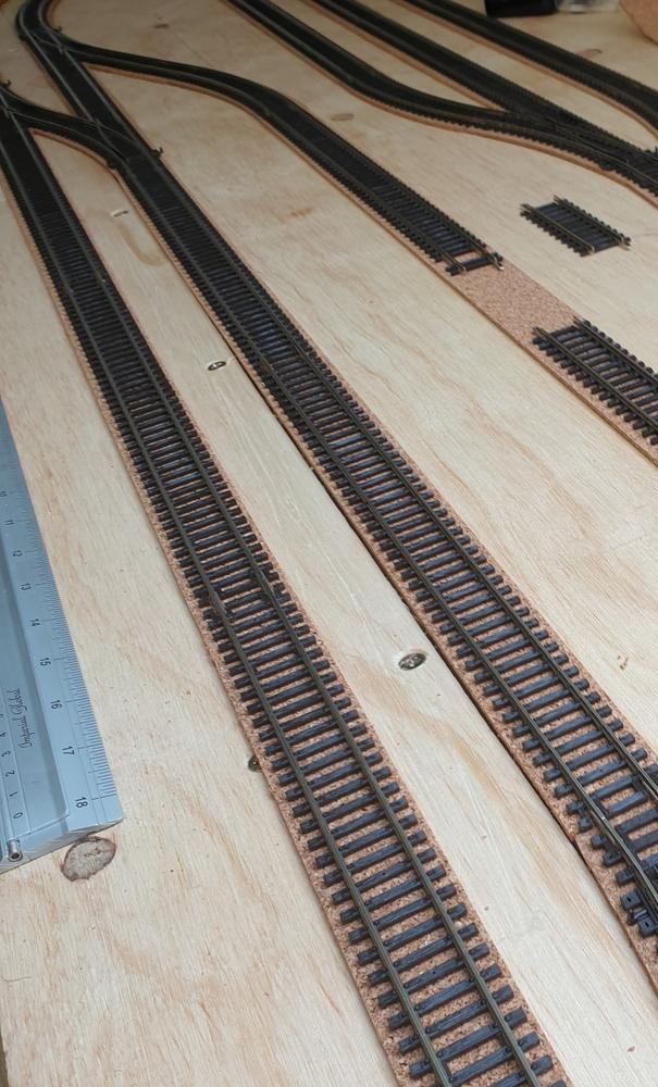 OO Gauge - Model Railway Cork Track Underlay 10 Meter Long - 3mm Thick - Customer Photo From Anonymous