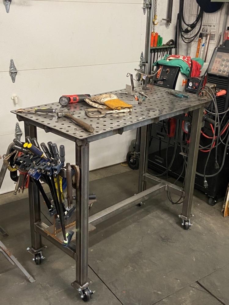 Certiflat 24"X48" Heavy Duty Welding Table - Customer Photo From Steven Korth