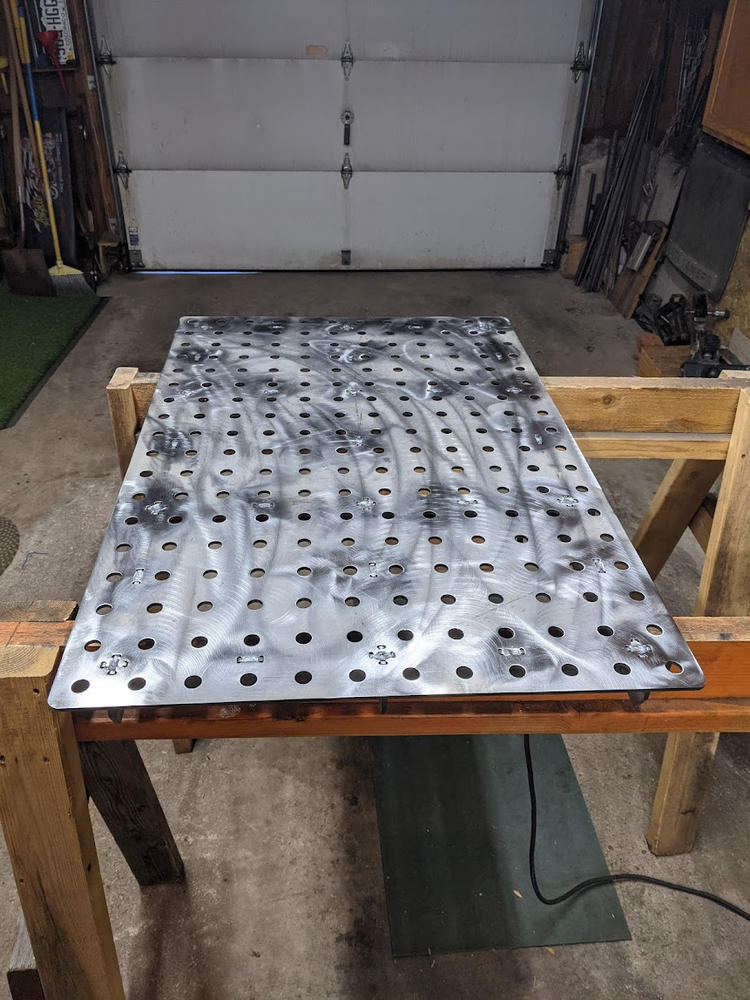 Certiflat 24"X36" Heavy Duty Welding Table - Customer Photo From Nathan Cluts