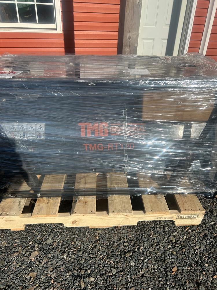 TMG Industrial 48” 3-Point Hitch Rotary Tiller, 18-30 HP Sub-Compact, 3-½” Tilling Depth, PTO Shaft Included, Category 1 Hookup, TMG-RT120 - Customer Photo From Matt Oosting