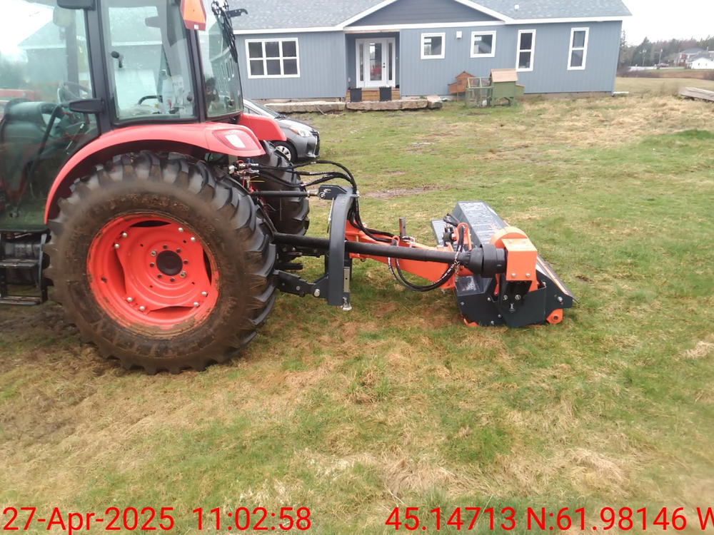 80" Ditch Bank Flail Mower, Offset Verge & Slope Cutter for Tractors 50-90 HP - Customer Photo From Michael Ackermann