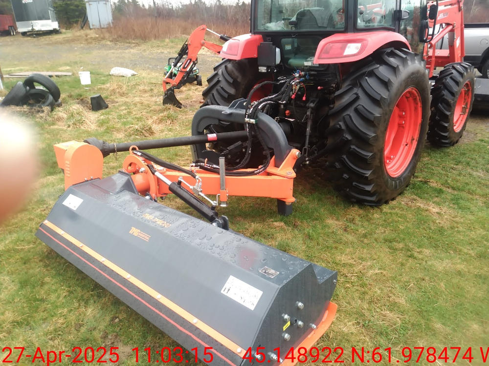 80" Ditch Bank Flail Mower, Offset Verge & Slope Cutter for Tractors 50-90 HP - Customer Photo From Michael Ackermann