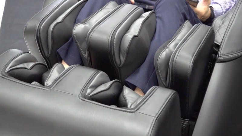 Zero Gravity Multi-Function Massage Chair Platinum, 4D Mechanism, 12 Auto Programs, Touch Screen Control, Full Body Compression, Bluetooth, Body Scanning, Footrest Extension, Roller Foot Massager - Customer Photo From Kyle West