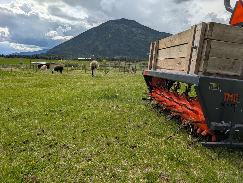 TMG Industrial 3 Point Hitch Drum Plug Aerator, 62" Working Width, Cat 1 & Cat 2 Tractors, 5" Plug Length, TMG-TLA60 - Customer Photo From David Chapman