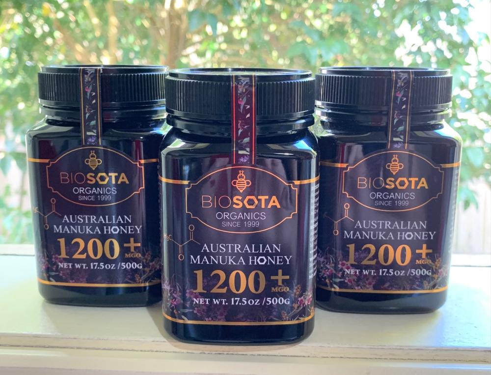 Australian Certified Organic Manuka Honey (MGO 1200+) NPA 25+ - Customer Photo From Karen Sullivan