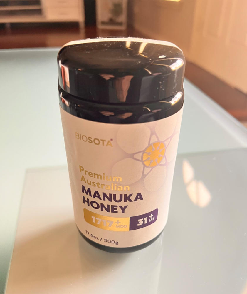VIOLET GLASS - Certified Organic Manuka Honey (MGO 1717+) NPA 31+ - Customer Photo From Ugur Yabas