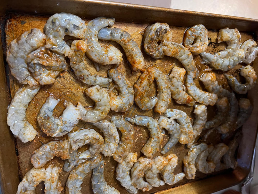 5 Pounds of Freshly Harvested Jumbo Sun Shrimp Tails - Family 10 Pack! - Customer Photo From Randy Y.