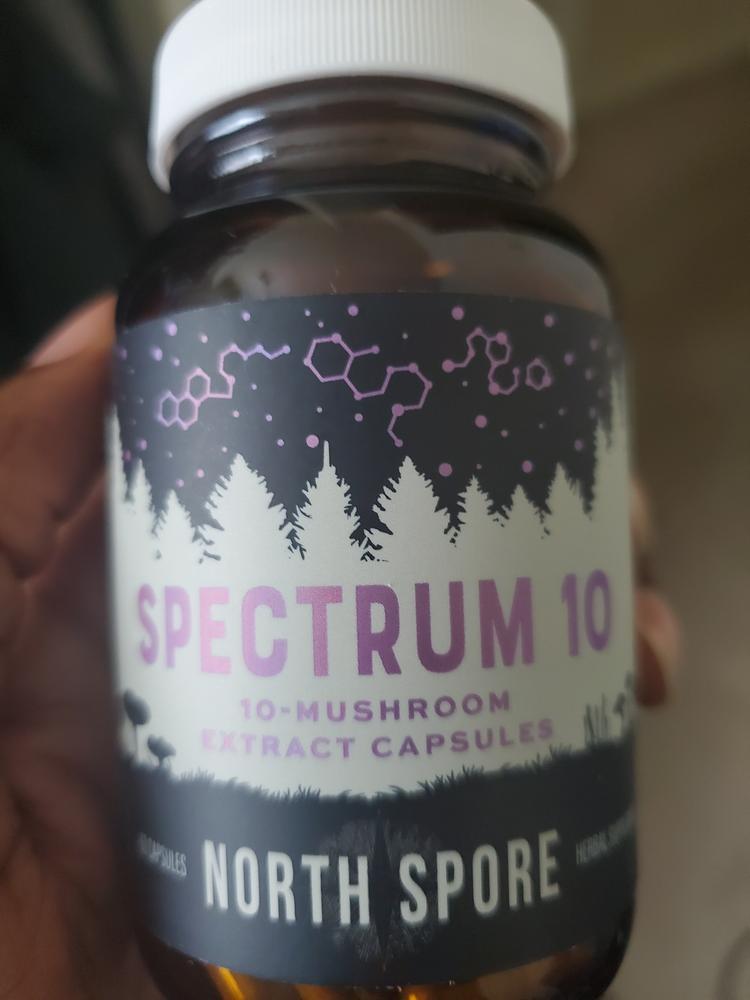 Organic ‘Spectrum 10’ Multi-Mushroom Extract Capsules - Customer Photo From Eddie Foreman 